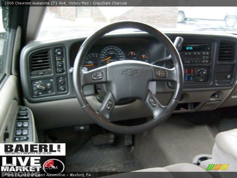 Victory Red / Gray/Dark Charcoal 2006 Chevrolet Avalanche Z71 4x4