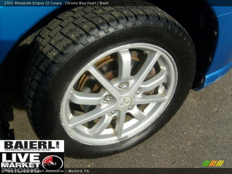 Chrome Blue Pearl / Black 2002 Mitsubishi Eclipse GS Coupe