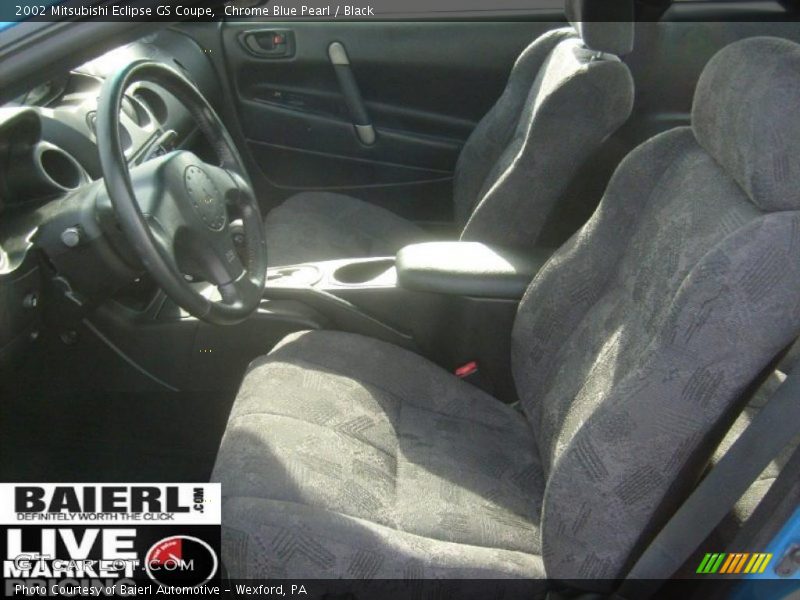 Chrome Blue Pearl / Black 2002 Mitsubishi Eclipse GS Coupe