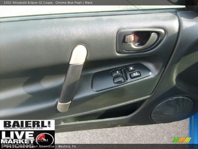 Chrome Blue Pearl / Black 2002 Mitsubishi Eclipse GS Coupe