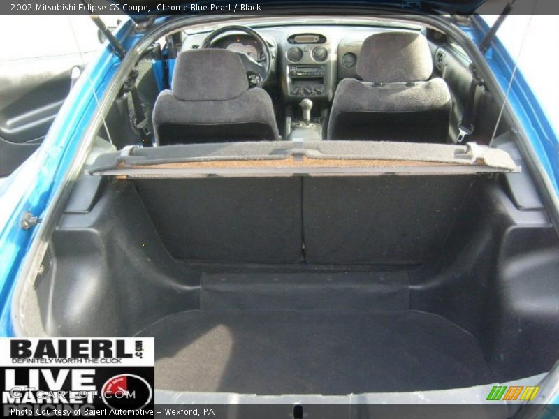 Chrome Blue Pearl / Black 2002 Mitsubishi Eclipse GS Coupe