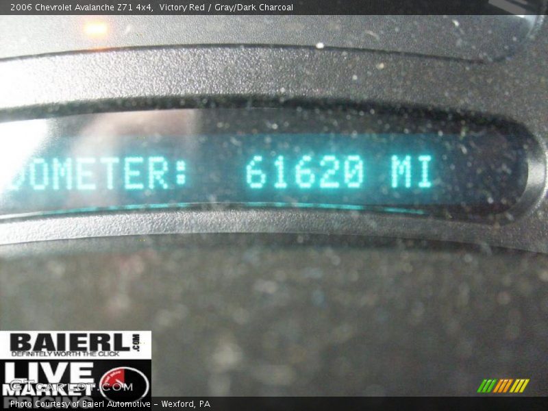 Victory Red / Gray/Dark Charcoal 2006 Chevrolet Avalanche Z71 4x4