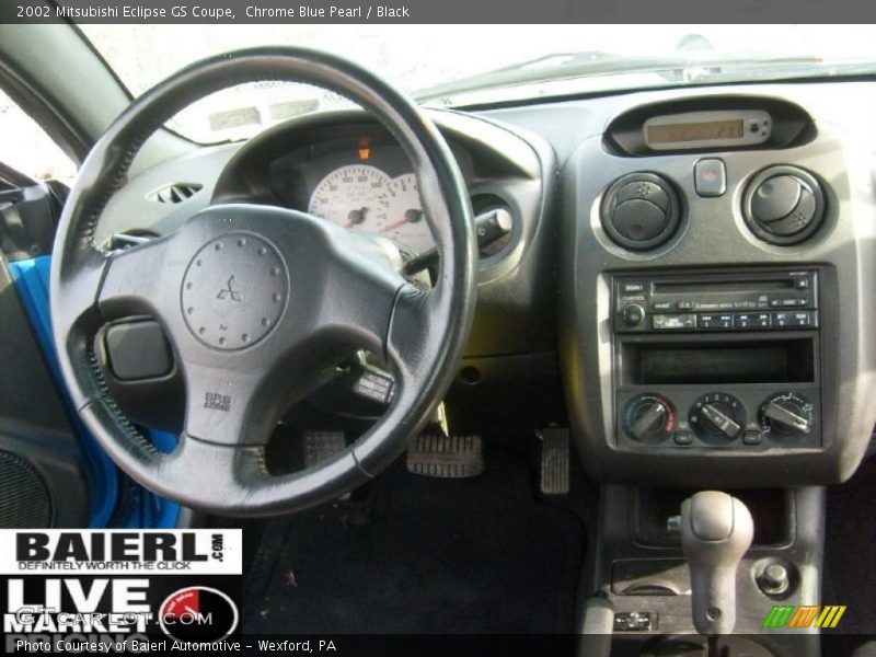 Chrome Blue Pearl / Black 2002 Mitsubishi Eclipse GS Coupe