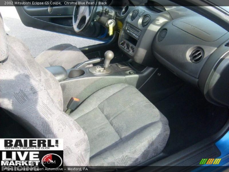 Chrome Blue Pearl / Black 2002 Mitsubishi Eclipse GS Coupe