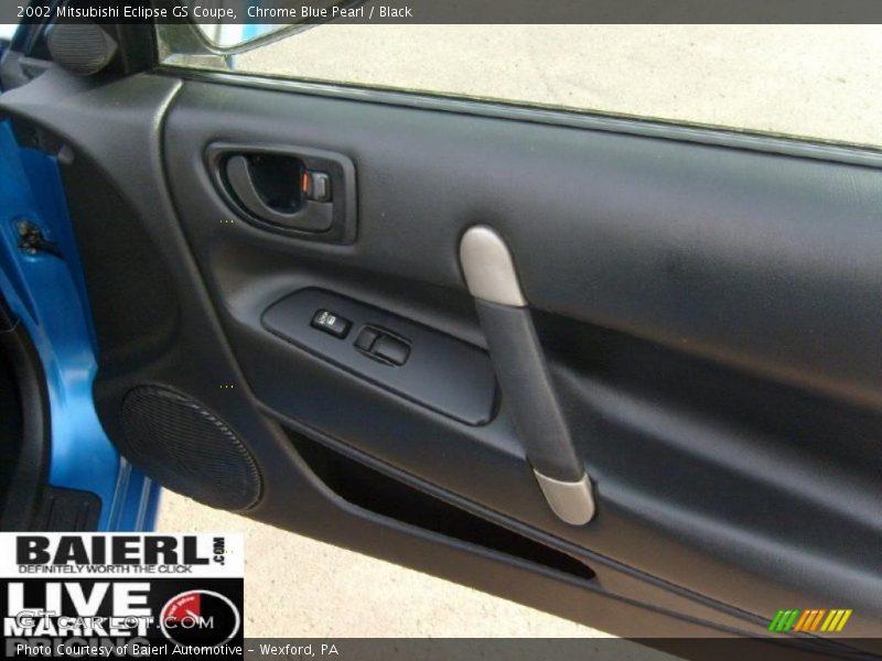 Chrome Blue Pearl / Black 2002 Mitsubishi Eclipse GS Coupe