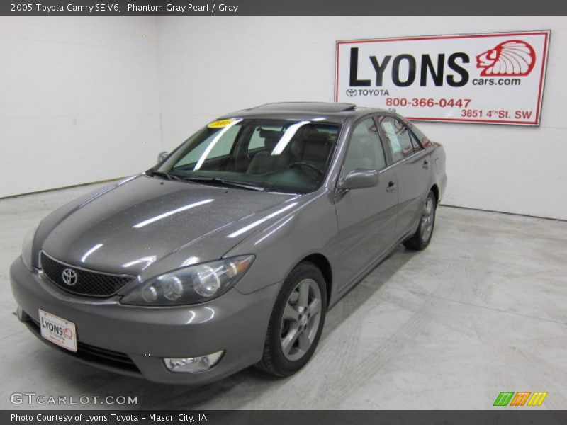 Phantom Gray Pearl / Gray 2005 Toyota Camry SE V6