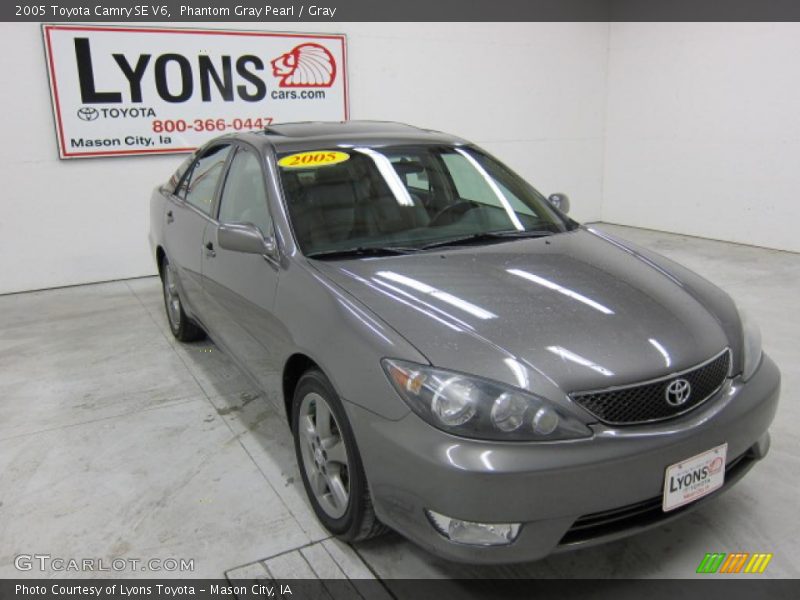 Phantom Gray Pearl / Gray 2005 Toyota Camry SE V6