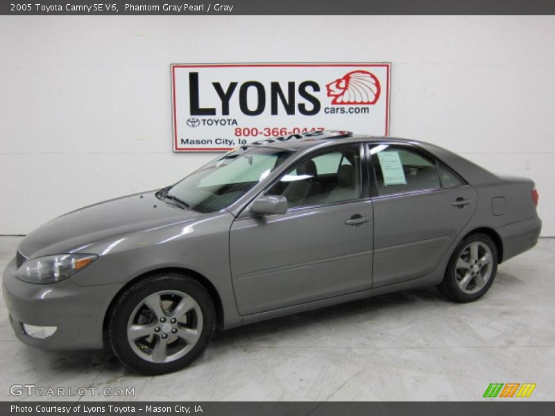 Phantom Gray Pearl / Gray 2005 Toyota Camry SE V6