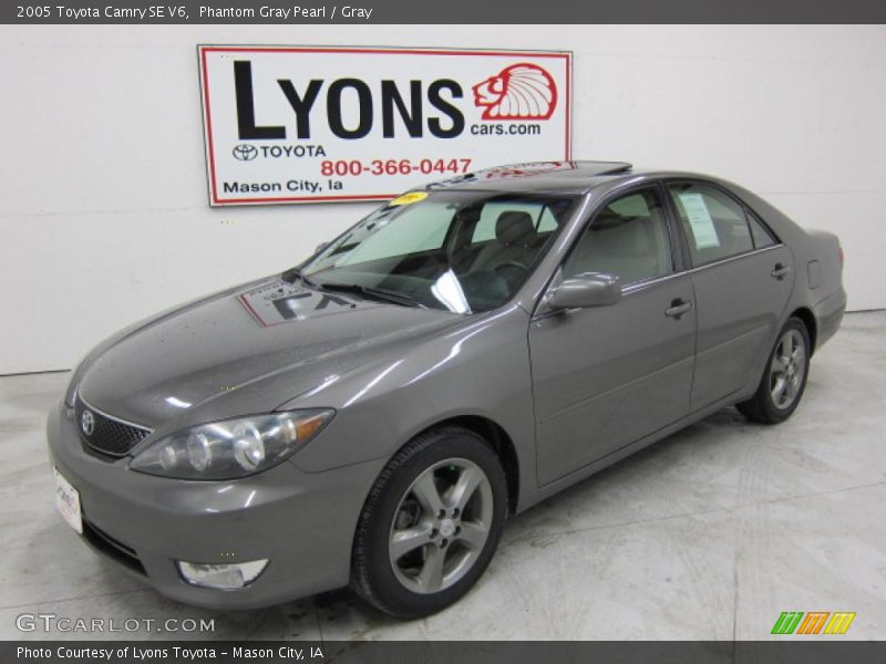 Phantom Gray Pearl / Gray 2005 Toyota Camry SE V6