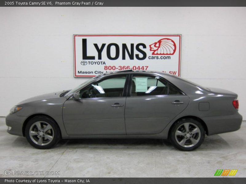 Phantom Gray Pearl / Gray 2005 Toyota Camry SE V6