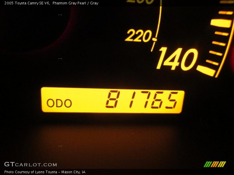 Phantom Gray Pearl / Gray 2005 Toyota Camry SE V6