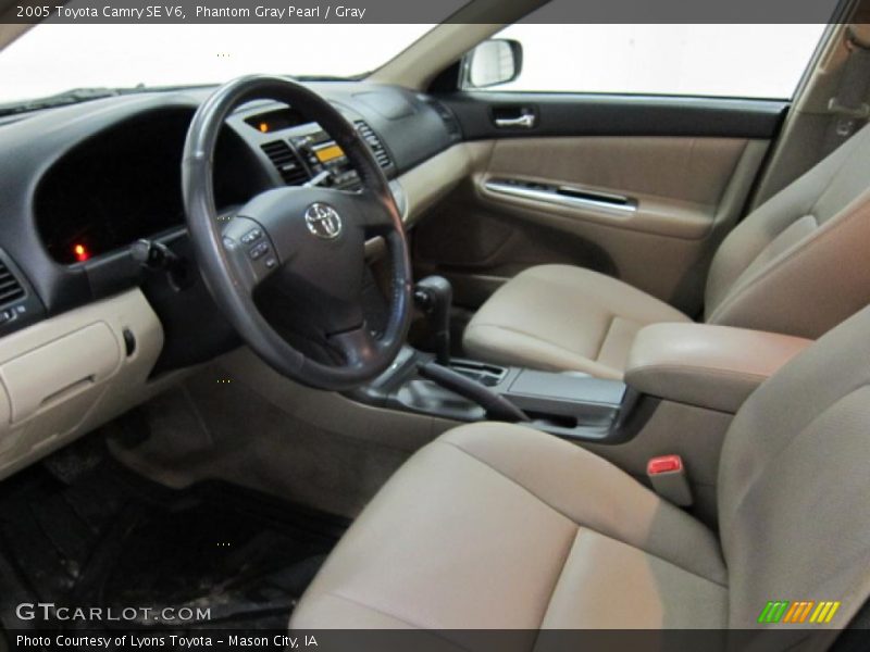 Phantom Gray Pearl / Gray 2005 Toyota Camry SE V6