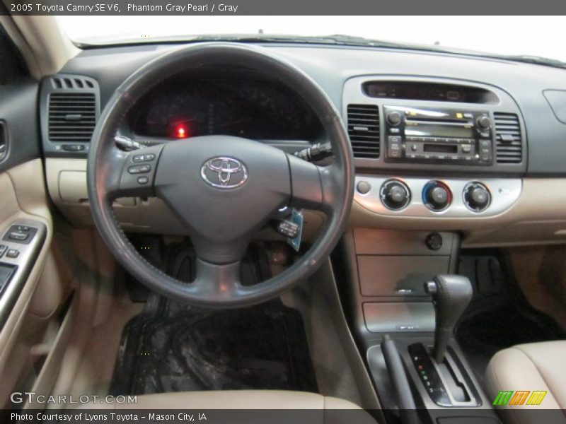 Phantom Gray Pearl / Gray 2005 Toyota Camry SE V6
