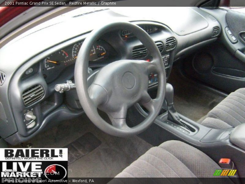 Redfire Metallic / Graphite 2001 Pontiac Grand Prix SE Sedan