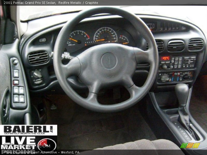 Redfire Metallic / Graphite 2001 Pontiac Grand Prix SE Sedan