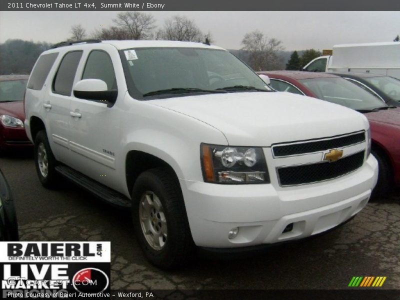 Summit White / Ebony 2011 Chevrolet Tahoe LT 4x4