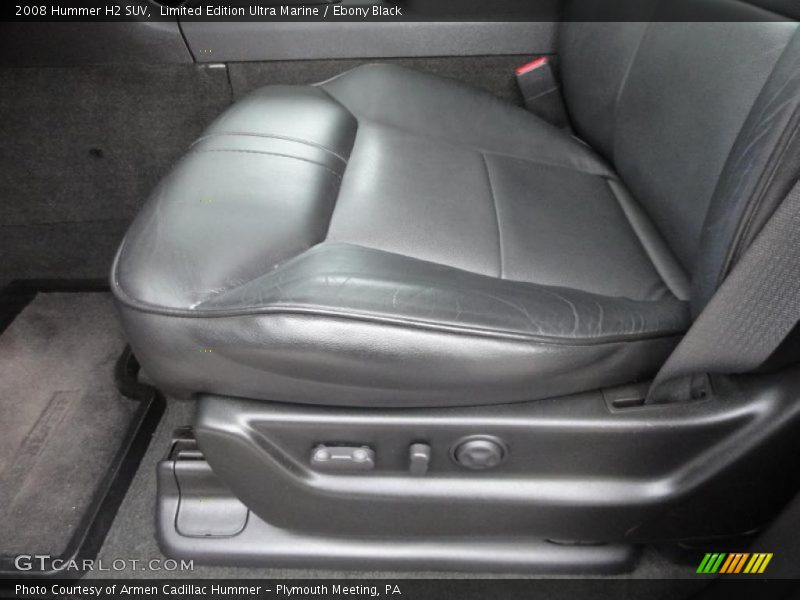  2008 H2 SUV Ebony Black Interior