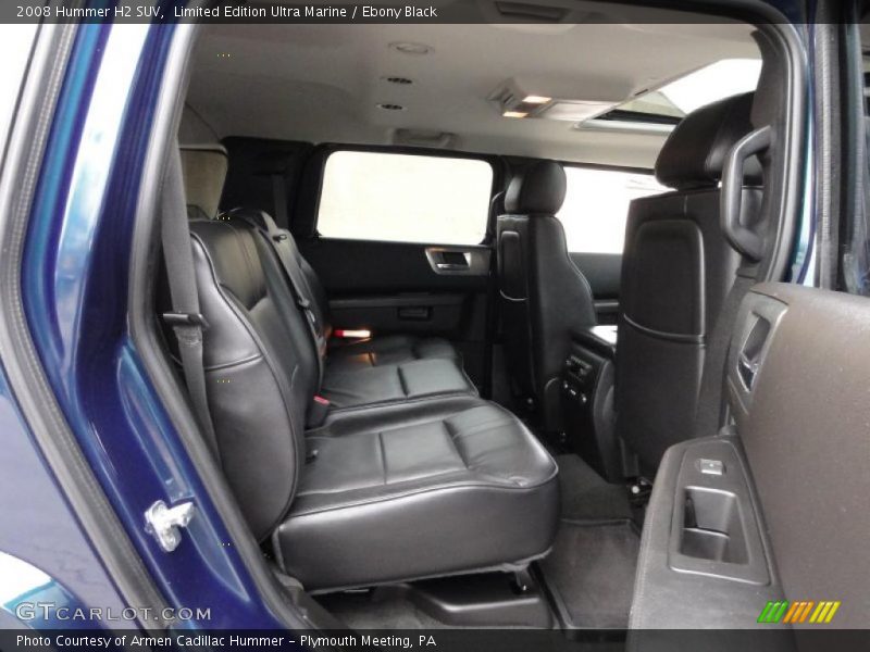  2008 H2 SUV Ebony Black Interior