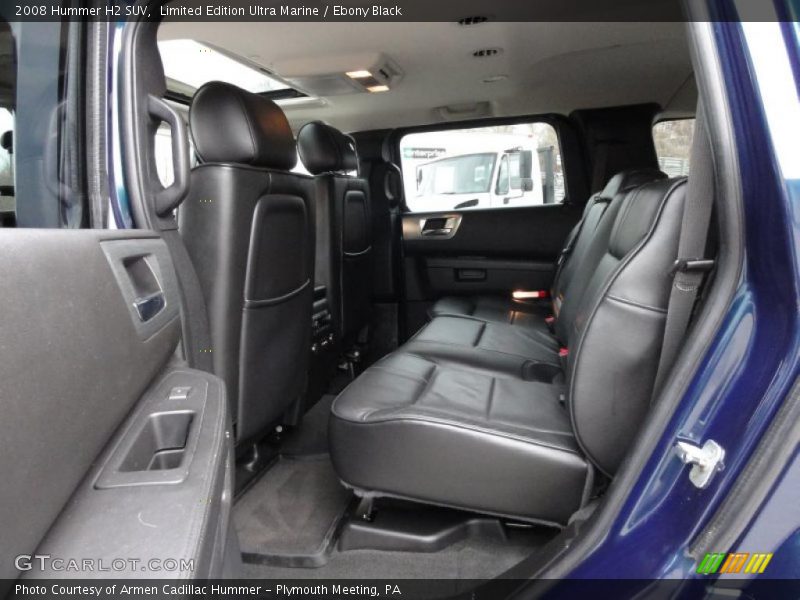  2008 H2 SUV Ebony Black Interior