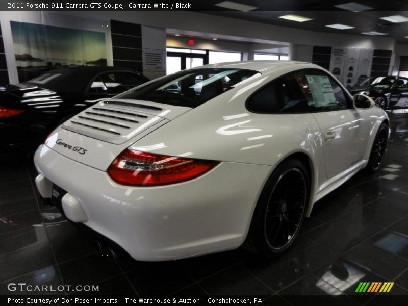 Carrara White / Black 2011 Porsche 911 Carrera GTS Coupe