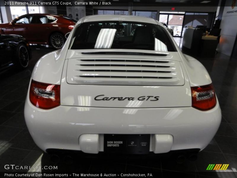 Carrara White / Black 2011 Porsche 911 Carrera GTS Coupe