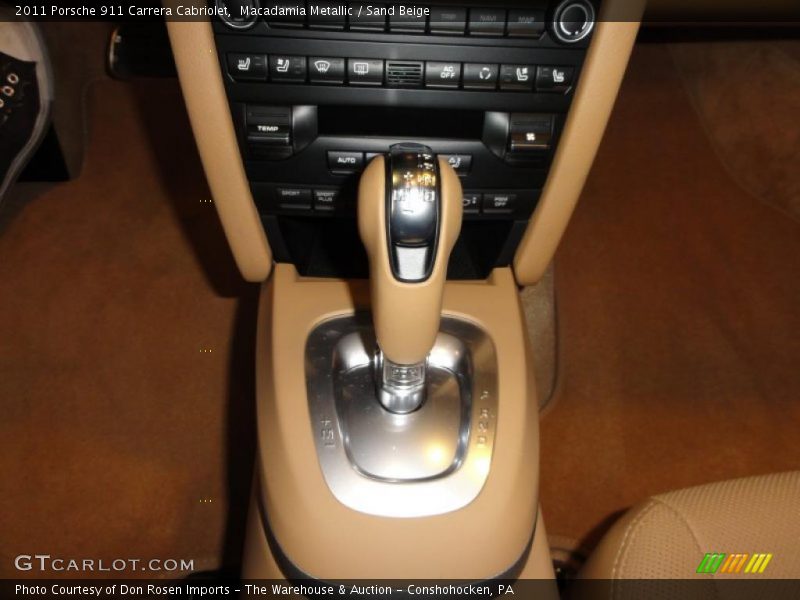  2011 911 Carrera Cabriolet 7 Speed PDK Dual-Clutch Automatic Shifter