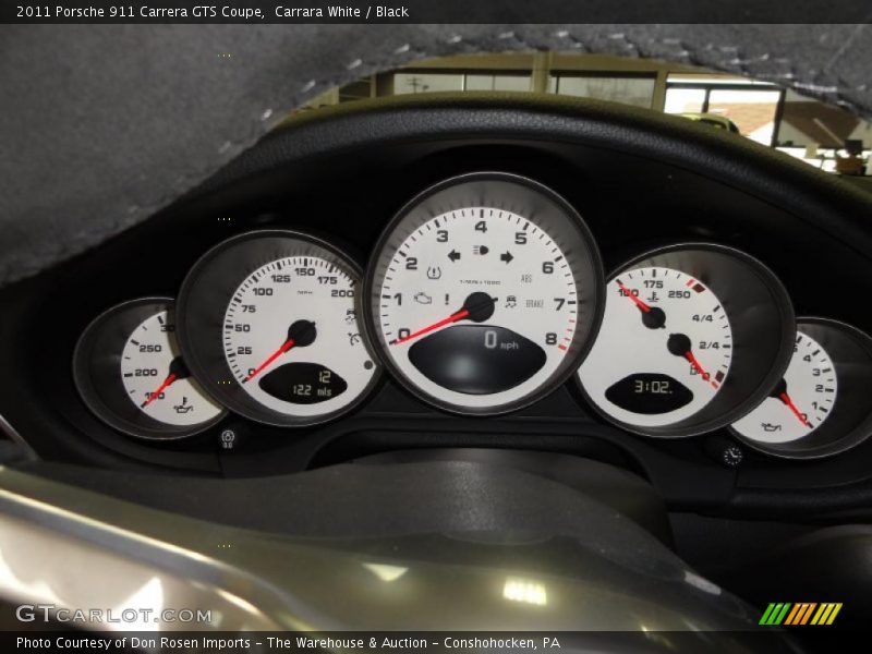  2011 911 Carrera GTS Coupe Carrera GTS Coupe Gauges