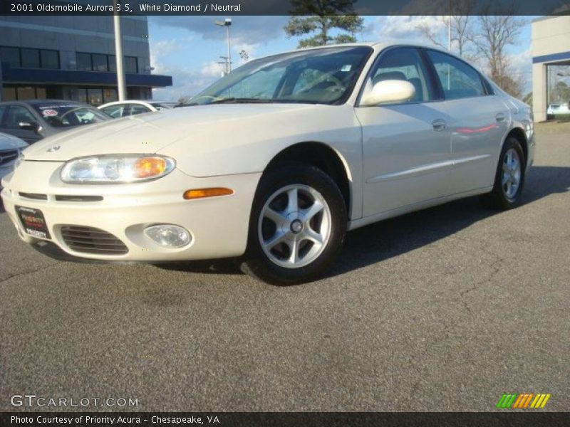 White Diamond / Neutral 2001 Oldsmobile Aurora 3.5