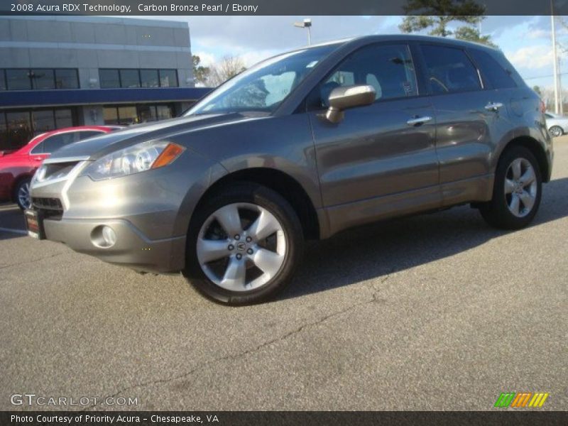 Carbon Bronze Pearl / Ebony 2008 Acura RDX Technology