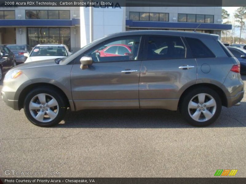 Carbon Bronze Pearl / Ebony 2008 Acura RDX Technology