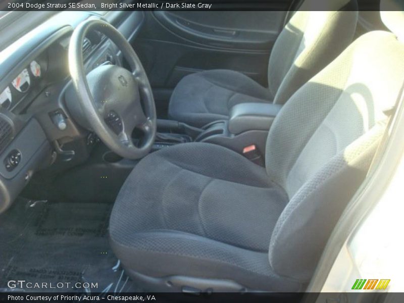 Bright Silver Metallic / Dark Slate Gray 2004 Dodge Stratus SE Sedan