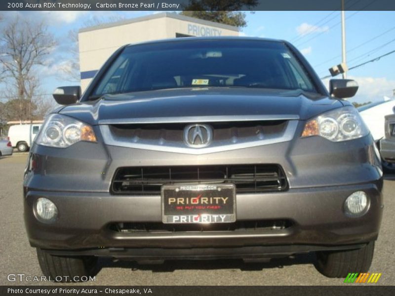 Carbon Bronze Pearl / Ebony 2008 Acura RDX Technology