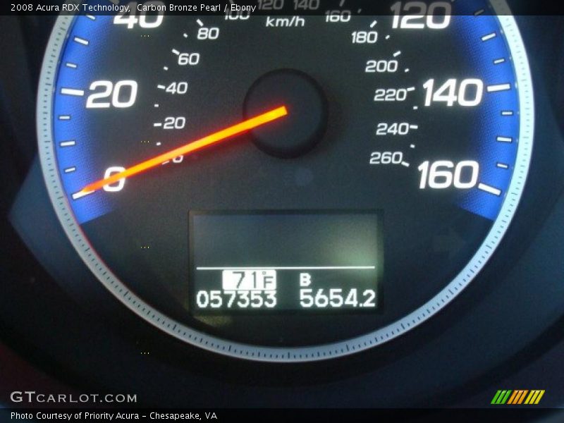 Carbon Bronze Pearl / Ebony 2008 Acura RDX Technology