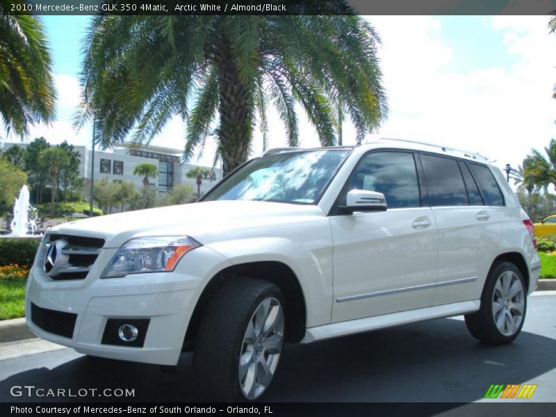 Arctic White / Almond/Black 2010 Mercedes-Benz GLK 350 4Matic