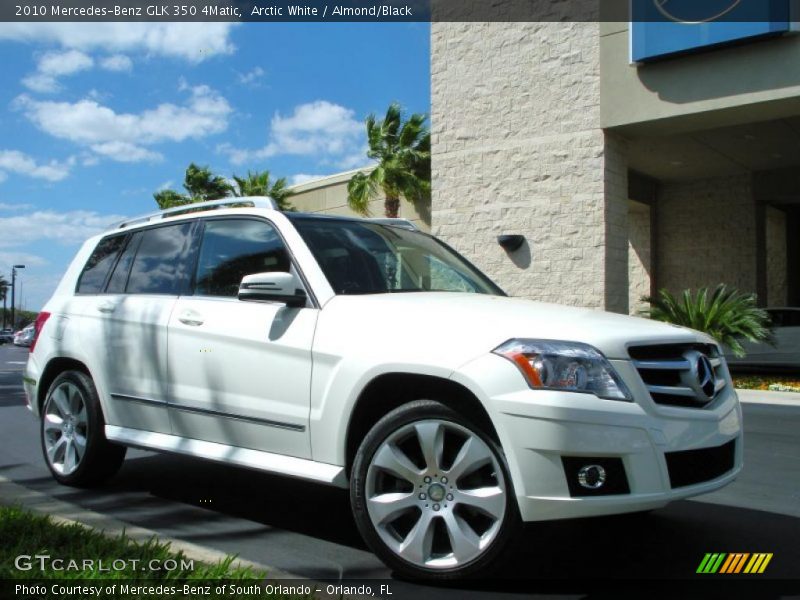 Arctic White / Almond/Black 2010 Mercedes-Benz GLK 350 4Matic