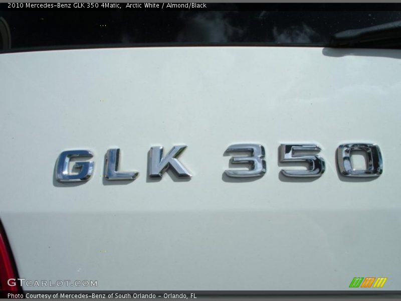 Arctic White / Almond/Black 2010 Mercedes-Benz GLK 350 4Matic