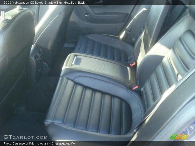 Shadow Blue Metallic / Black 2009 Volkswagen CC Sport