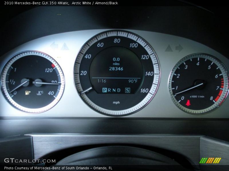 Arctic White / Almond/Black 2010 Mercedes-Benz GLK 350 4Matic