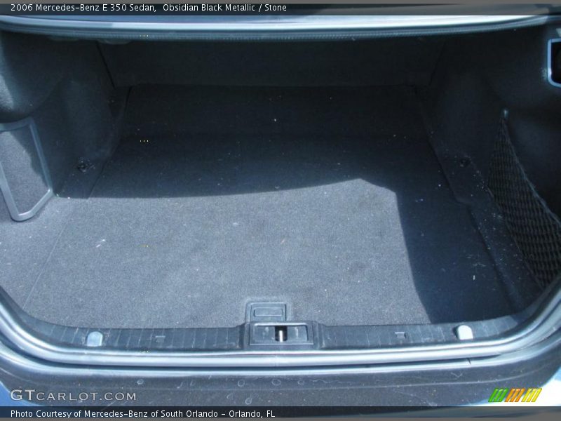 Obsidian Black Metallic / Stone 2006 Mercedes-Benz E 350 Sedan