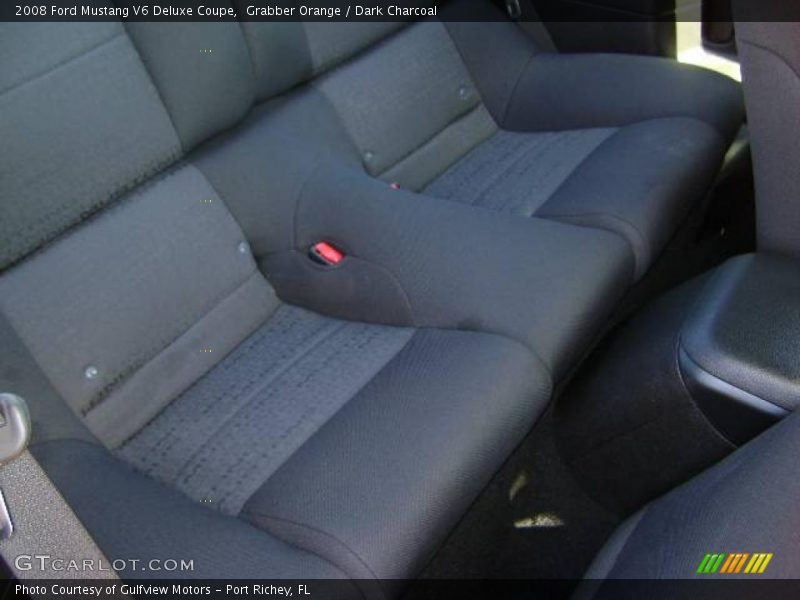 Grabber Orange / Dark Charcoal 2008 Ford Mustang V6 Deluxe Coupe