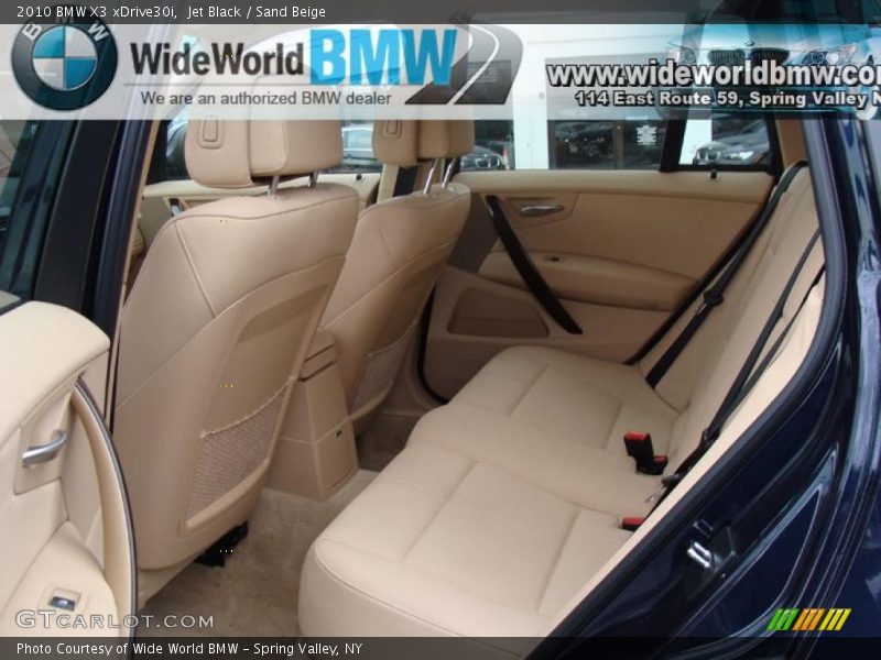 Jet Black / Sand Beige 2010 BMW X3 xDrive30i