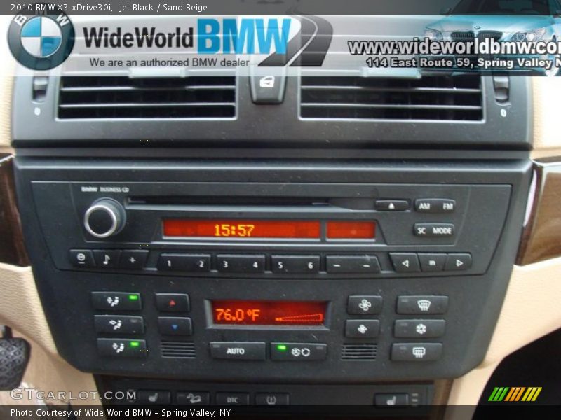 Jet Black / Sand Beige 2010 BMW X3 xDrive30i