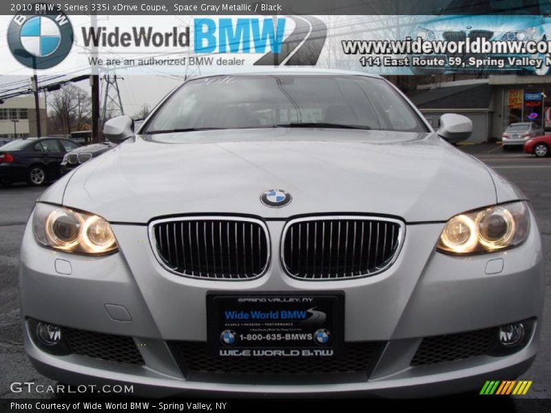 Space Gray Metallic / Black 2010 BMW 3 Series 335i xDrive Coupe