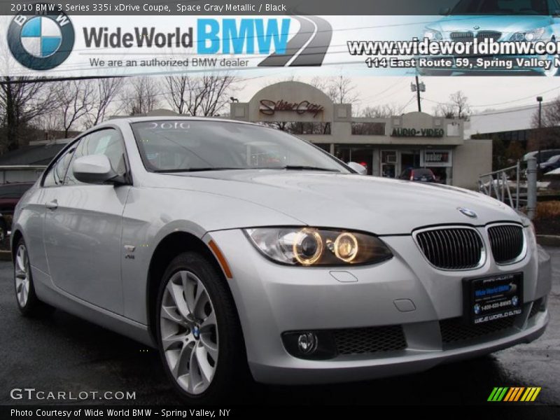 Space Gray Metallic / Black 2010 BMW 3 Series 335i xDrive Coupe