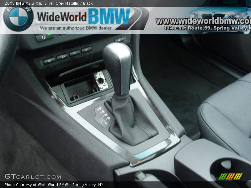 Silver Grey Metallic / Black 2008 BMW X3 3.0si