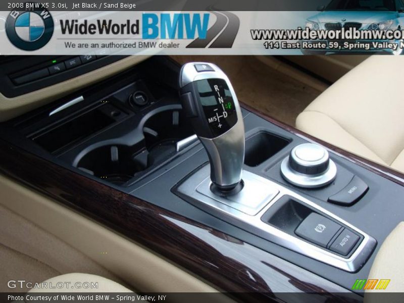 Jet Black / Sand Beige 2008 BMW X5 3.0si