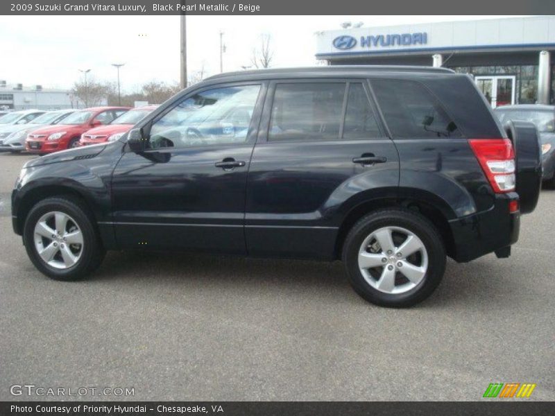 Black Pearl Metallic / Beige 2009 Suzuki Grand Vitara Luxury