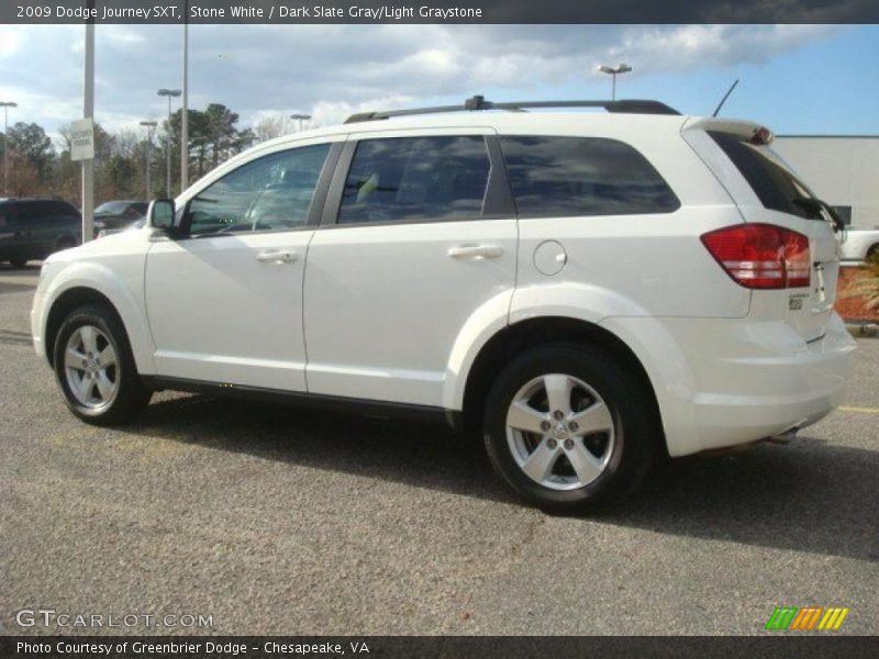 Stone White / Dark Slate Gray/Light Graystone 2009 Dodge Journey SXT