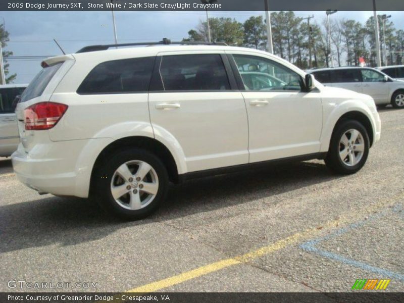 Stone White / Dark Slate Gray/Light Graystone 2009 Dodge Journey SXT