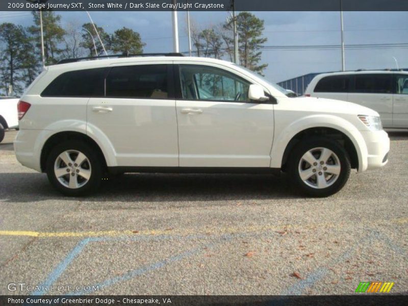 Stone White / Dark Slate Gray/Light Graystone 2009 Dodge Journey SXT